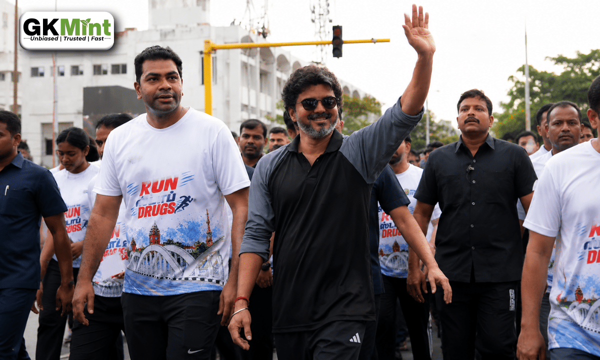 CM Vijay anti drug run